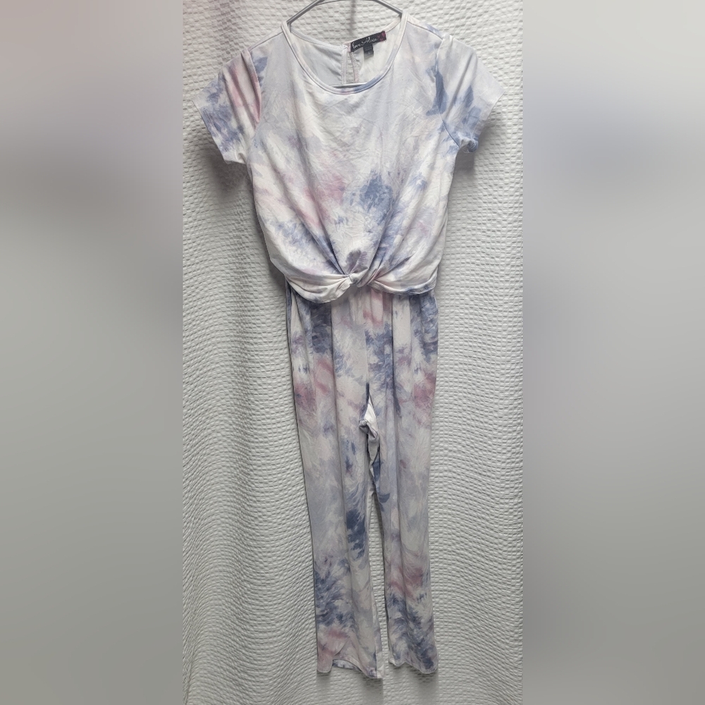 Love, Alexa Pastel Tie-Dye Jumpsuit